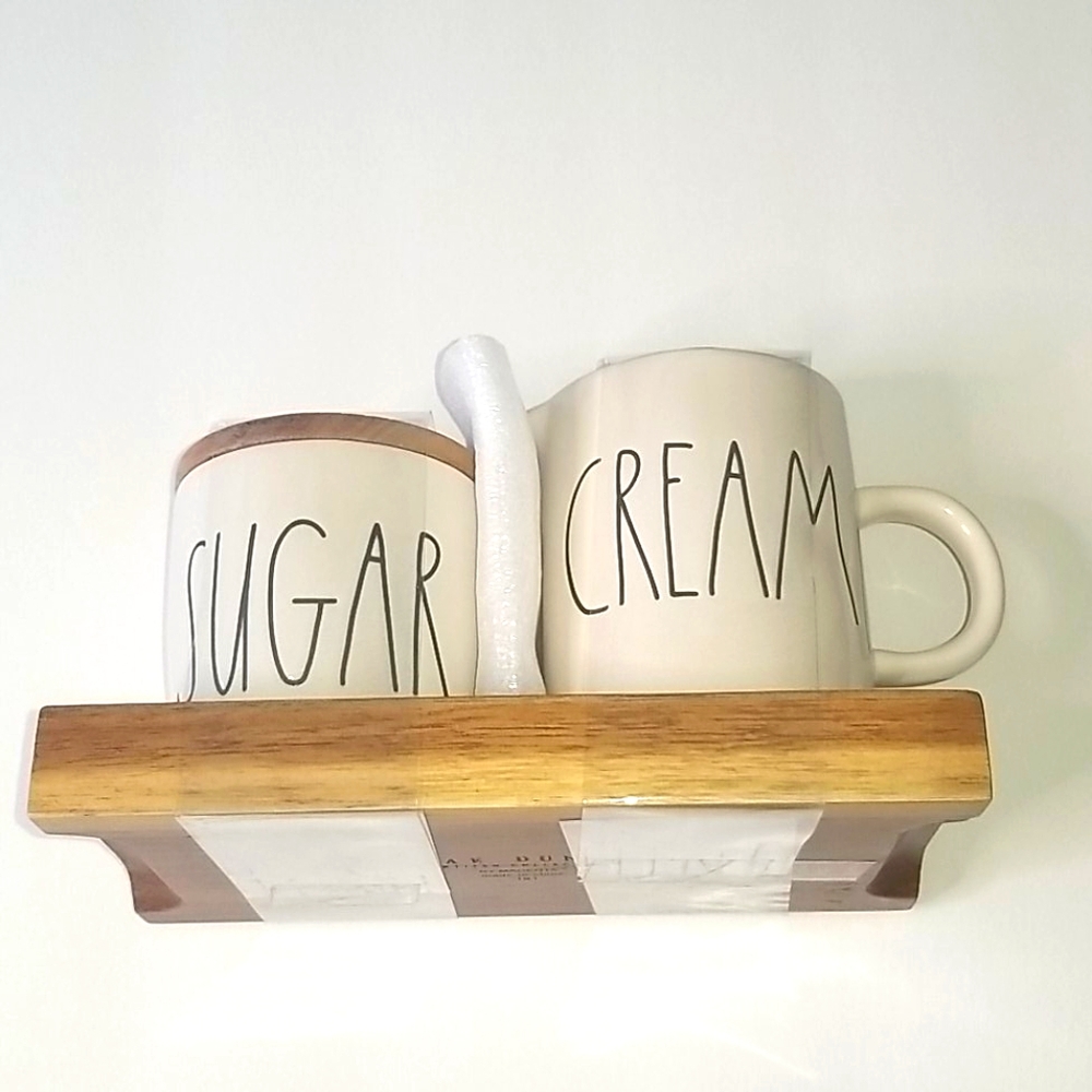 RAE Dunn sugar/cream